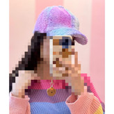 کلاه نقابدار آفتابی تدی رنگین کمونی یونیکورن مناسب ۹ سال به بالا