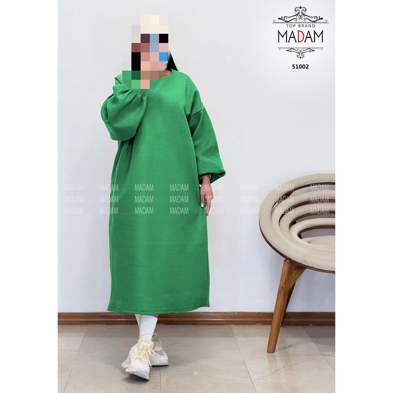 دورس لانگ بلند بدون کلاه دورس تو کرکی فری سایز ۳۶ تا ۴۸ قد ۱۲۰