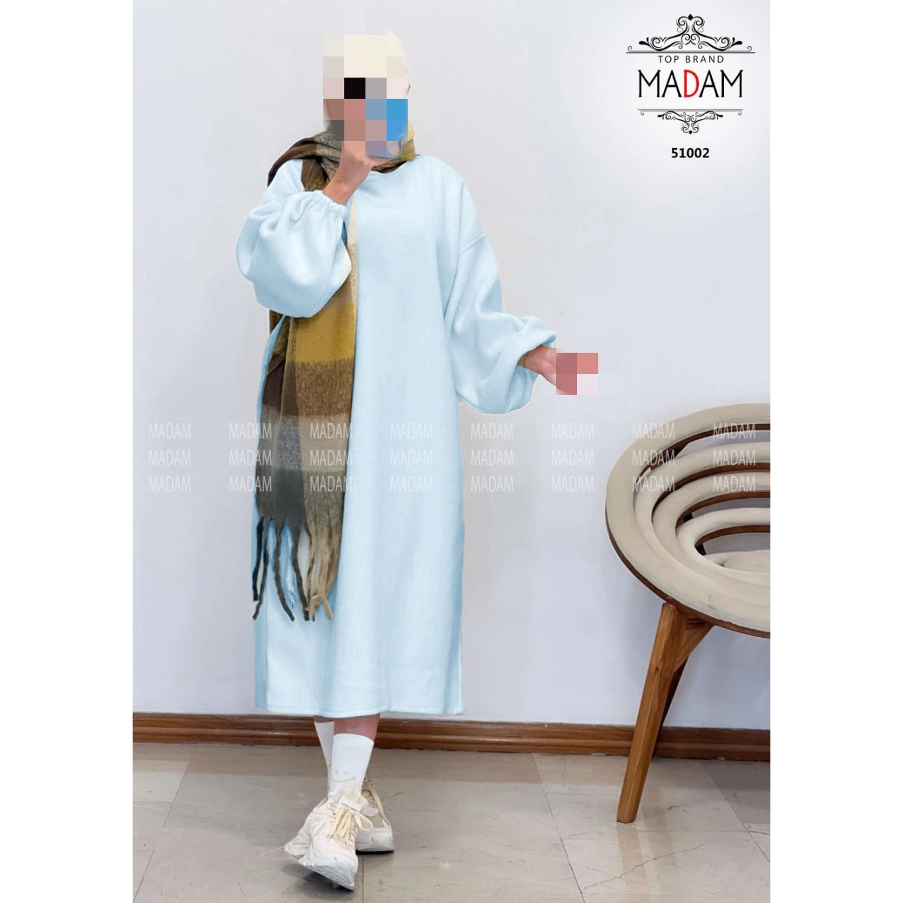 دورس لانگ بلند بدون کلاه دورس تو کرکی فری سایز ۳۶ تا ۴۸ قد ۱۲۰