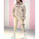 ست هودی و شلوار جلو زیپ جنس دورس تو کرکی فری سایز ۳۶ تا ۴۴