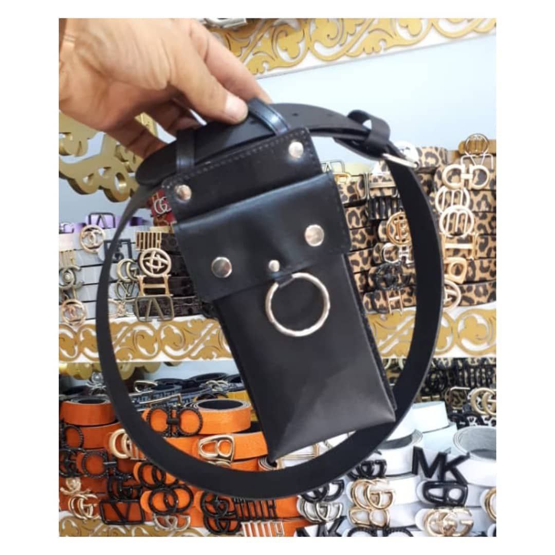 کیف کمری اندازه کمربند تا دور کمر ۱۰۰ جنس چرم مصنوعی