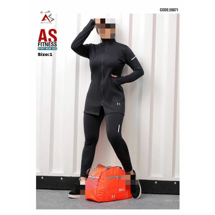 ست مانتو شلوار انگشتی فینگری جنس غواصی فری در سه سایز