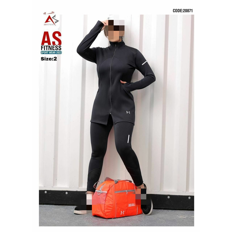 ست مانتو شلوار انگشتی فینگری جنس غواصی فری در سه سایز