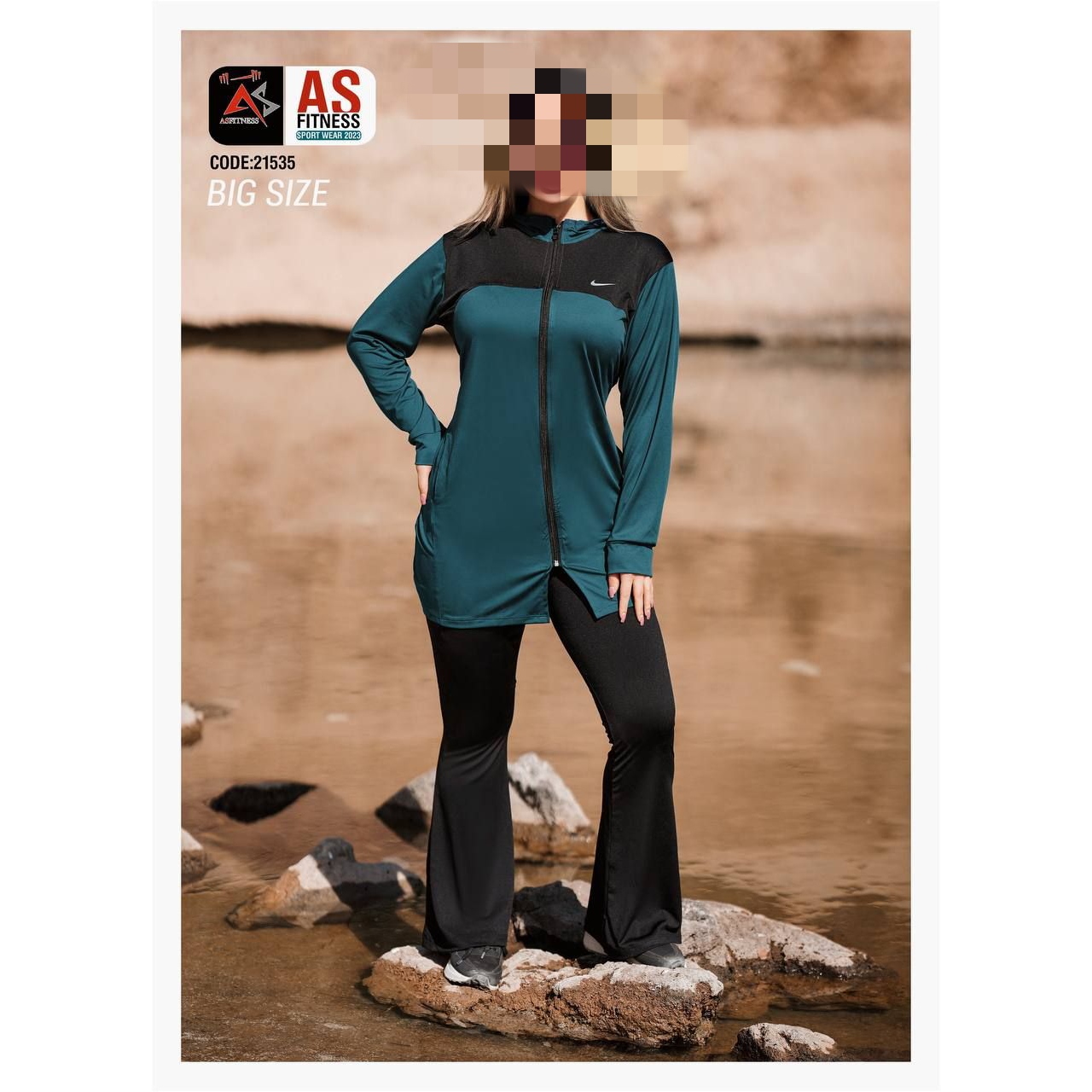 ست مانتو شلوار دمپا بوتکات سایز بزرگ غواصی فری سایز ۴۴ تا ۴۸