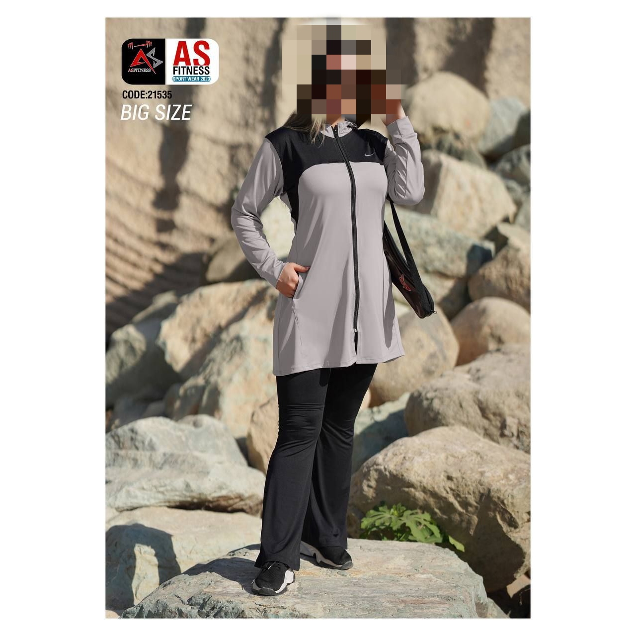 ست مانتو شلوار دمپا بوتکات سایز بزرگ غواصی فری سایز ۴۴ تا ۴۸