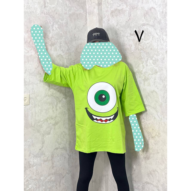 تیشرت بلوز تک لانگ کارتونی انیمیشنی پنبه سوپر فری سایز ۳۶ تا ۴۶ قد ۸۰ عرض ۶۰