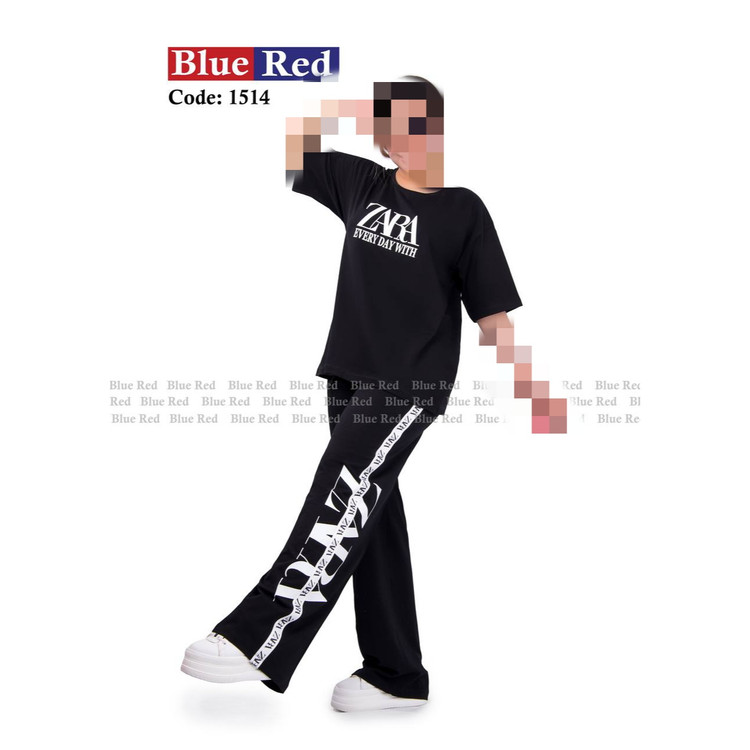 ست تیشرت بلوز شلوار دمپا سوپر پنبه لاکرا فری در دو سایز