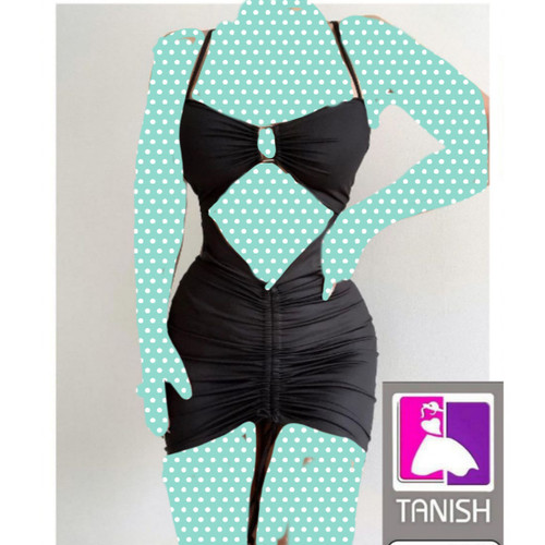 پیراهن تونیک شومیز بلوز وسط گتر دار جنس کریستال فری سایز ۳۶ تا ۴۲