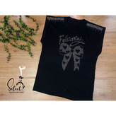 تاپ نگین کاری ویسکوز نگین کاری فری سایز ۴۰ تا ۵۲ قد حدود ۶۷