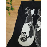 تاپ نگین کاری ویسکوز نگین کاری فری سایز ۴۰ تا ۵۲ قد حدود ۶۷