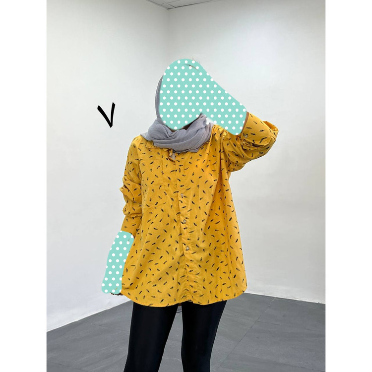 شومیز مانتو شومیز مانتویی عروسکی جنس نخی فری سایز ۳۸ تا ۴۴