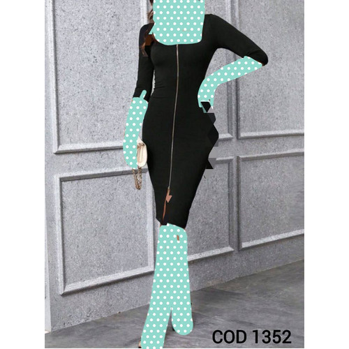 کد 1352 پیراهن ماکسی تونیک زیپی فانریپ پنبه کبریتی قد ۱۲۰ فری سایز ۳۶ تا ۴۲