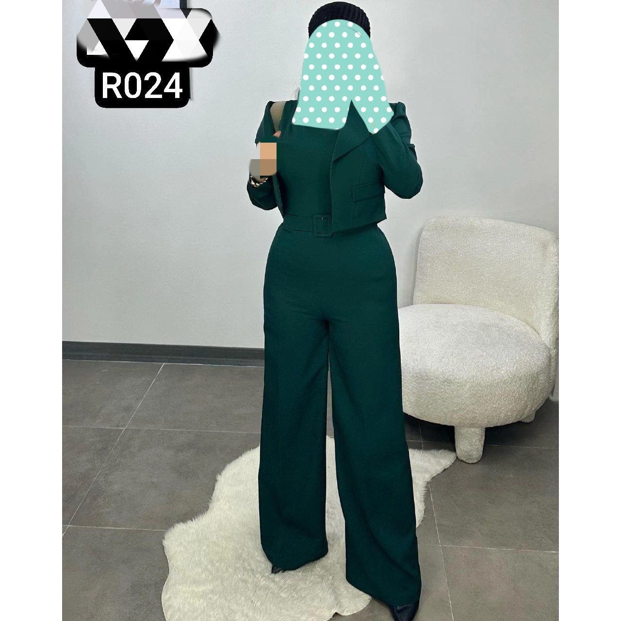 کد R024 اورال سرهمی یکسره شلواری و کت فری سایز ۳۶ تا ۴۴ غواصی ایزی شاپ آنلاین