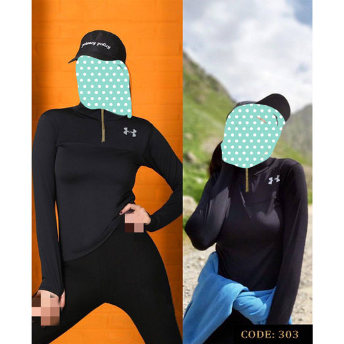 فکد 303 سویشرت بلوز نیم زیپ فلامنت فری سایز ۳۶ تا ۴۲ قد ۵۵ ایزی شاپ آنلاین