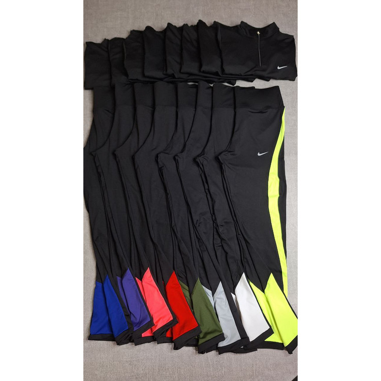 کد 662 ست بلوز سویشرت نیم زیپ و شلوار لگ کمرگنی ده سانتی فلامنت فول لاکرا فری سایز ۳۸ تا ۴۴