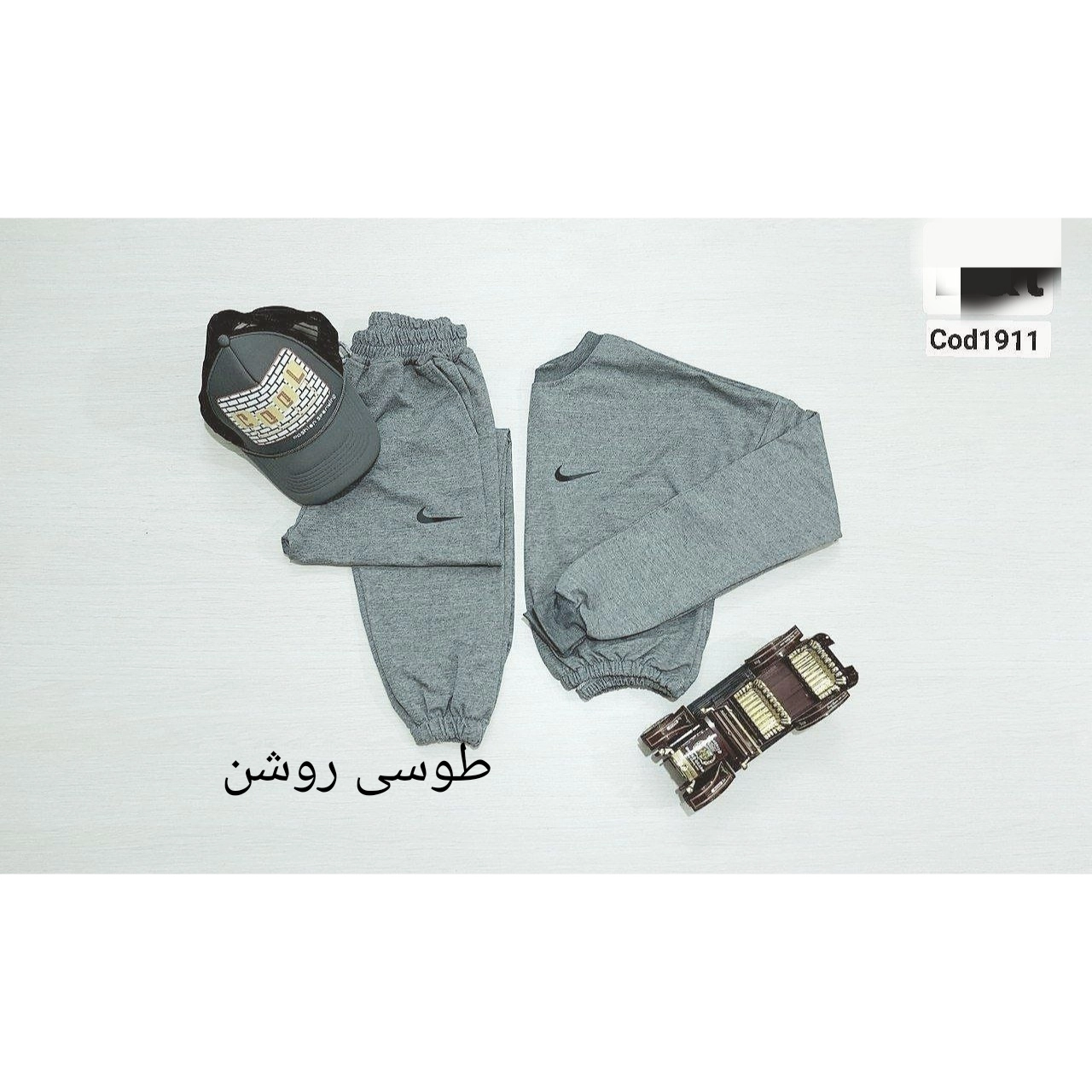 ست کراپ نیمتنه و شلوار جاگر اسلش پنبه گلکسی فری سایز ۳۴ تا ۴۲