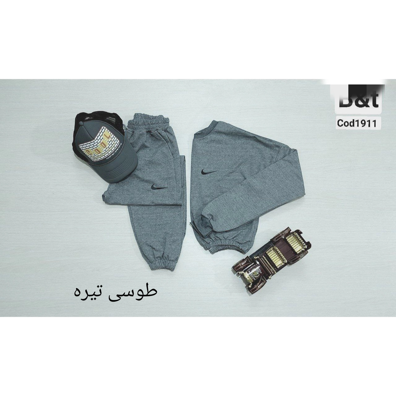 ست کراپ نیمتنه و شلوار جاگر اسلش پنبه گلکسی فری سایز ۳۴ تا ۴۲
