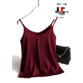 تاپ کراپ ساتن فری سایز ۳۸ تا ۴۲ قد ۵۳