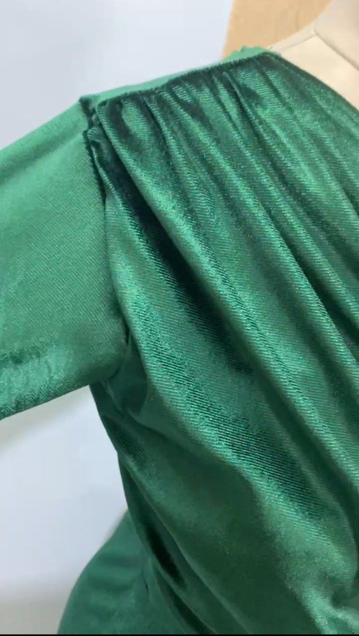 کد 5046 پیراهن ماکسی تونیک بلند مخمل کره ای فری سایز ۳۶ تا ۵۲ قد ۱۴۰ ایزی شاپ آنلاین