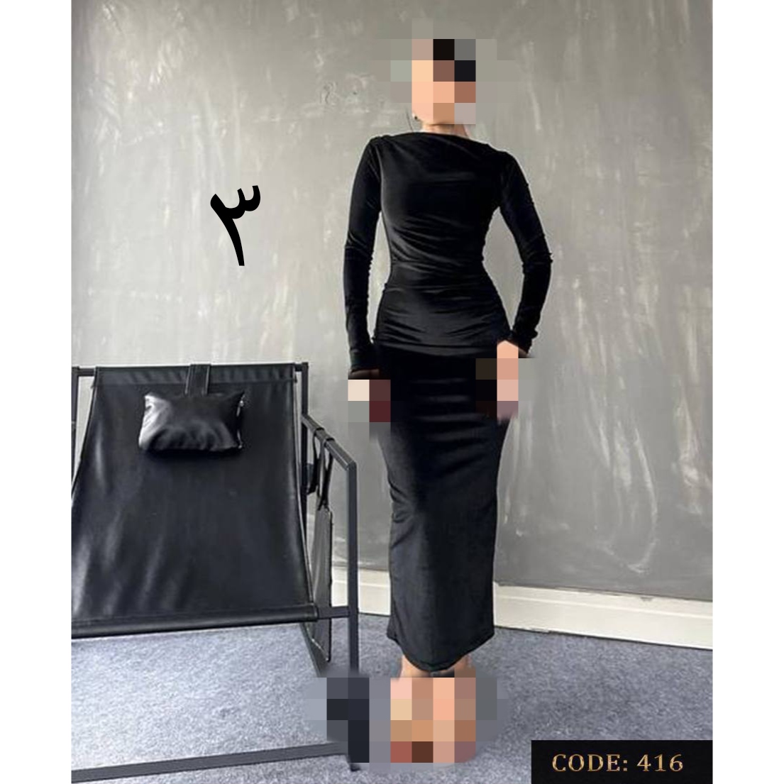 ماکسی تونیک پیراهن بلند مخمل کره ای فری سایز ۳۶ تا ۴۶  قد ۱۳۵