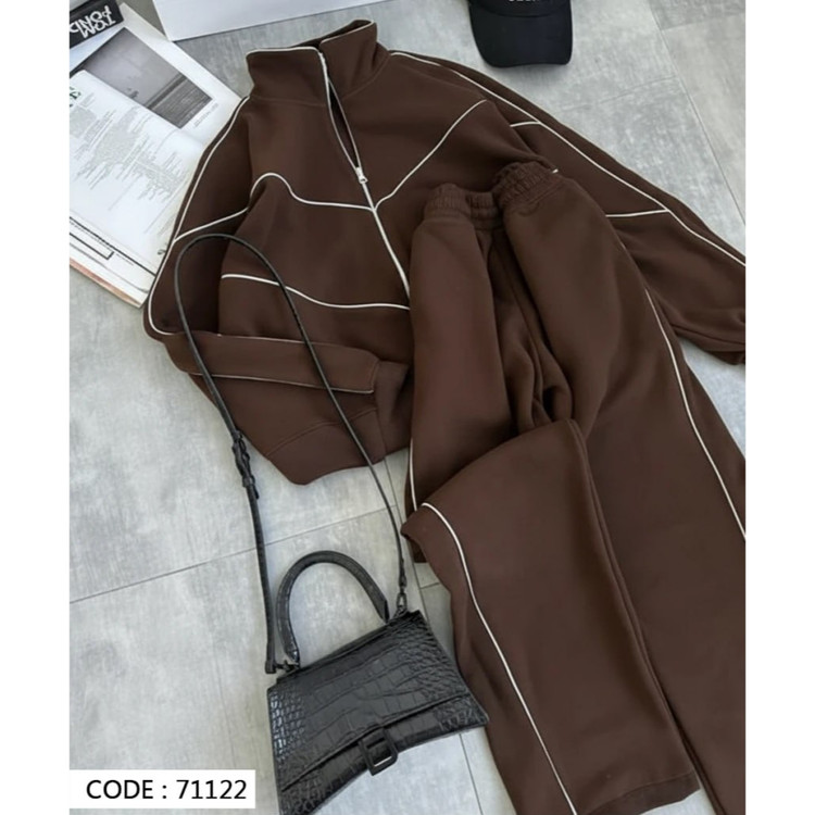 کد 71122 ست سویشرت بامبر و شلوار بگ دورس تو کرکی فری سایز 36 تا 44 ایزی شاپ آنلاین